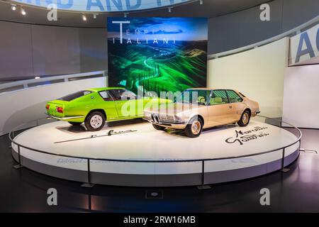 München, 08. Juli 2021: BMW Garmisch 2019 Konzeptfahrzeug-Umbau im BMW Museum. Es ist ein Automobilmuseum der BMW-Geschichte in der Nähe des Olympiaparks i Stockfoto