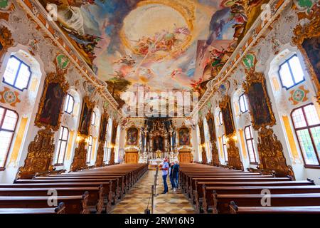 Ingolstadt, Deutschland - 08. Juli 2021: Die Asamkirche oder St. Maria de Victoria Kirche ist eine Barockkirche in Ingolstadt in Bayern Stockfoto