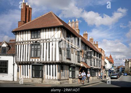 Falcon Hotel, Chapel Street, Stratford upon Avon, England, Großbritannien Stockfoto