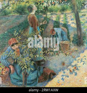 Camille Pissarro – Apfelernte – 1886 Stockfoto