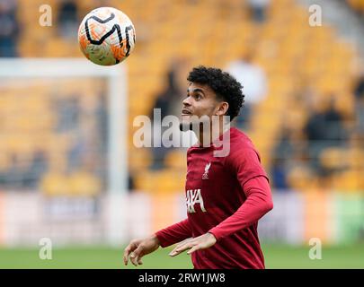 Wolverhampton, Großbritannien. September 2023. Luis Diaz aus Liverpool während des Spiels der Premier League in Molineux, Wolverhampton. Das Bild sollte lauten: Andrew Yates/Sportimage Credit: Sportimage Ltd/Alamy Live News Stockfoto