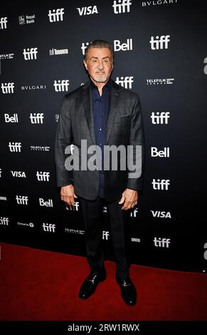 15. September 2023 - Toronto, Ontario, Kanada - Sylvester Stallone. 2023 Toronto International Film Festival – „in Conversation with Sylvester Stallone“ in der TIFF Bell Lightbox. Foto: Brent Perniac/AdMedia/MediaPunch Credit: MediaPunch Inc/Alamy Live News Stockfoto