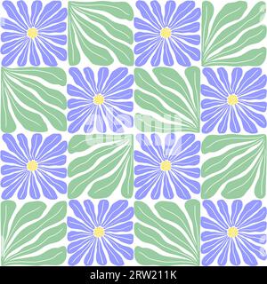 Nahtlose Blumenmuster Stock Vektor