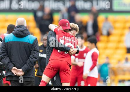 Wolverhampton, Großbritannien. September 2023. Während des Premier League-Spiels zwischen den Wolverhampton Wanderers und Liverpool in Molineux, Wolverhampton am Samstag, den 16. September 2023. (Foto: Gustavo Pantano | MI News) Credit: MI News & Sport /Alamy Live News Stockfoto