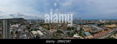 Medellin, Kolumbien - 17. April 2022: Historische Festung und Burg Castillo San Felipe de Barajas, Cartagena de Indias, kolumbianische Karibik. Stockfoto