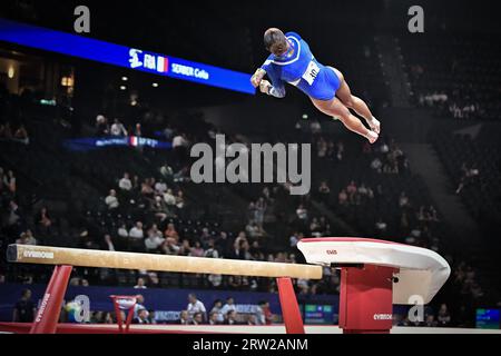 Paris, Frankreich. September 2023.    tritt am 16. September 2023 im Rahmen der Neuen Französischen Internationalen Kunstgymnastik in der Halle der Accor Arena in Paris an. Foto von Firas Abdullah/ABACAPRESS.COM Credit: Abaca Press/Alamy Live News Stockfoto