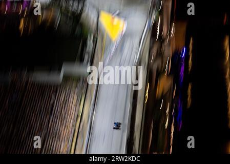 Singapur, Singapur. September 2023. Esteban Ocon (FRA) Alpine F1 Team A523. Formel-1-Weltmeisterschaft, Rd 16, Singapur Grand Prix, Samstag, 16. September 2023. Marina Bay Street Circuit, Singapur. Quelle: James Moy/Alamy Live News Stockfoto