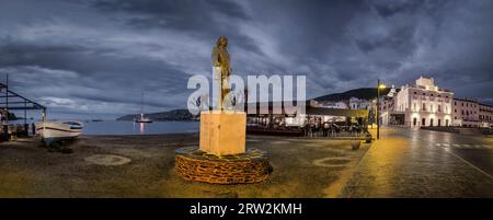 Blick auf Cadaqués, Alt Empordà comarca, Girona, Katalonien, Spaind Stockfoto