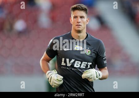 Krakau, Polen. September 2023. Rafal Leszczynski von Slask Wroclaw, gesehen während des polnischen PKO Ekstraklasa League 2023/2024 Fußballspiels zwischen Puszcza Niepolomoce und Slask Wroclaw im Cracovia Stadion. Endnote: Puszcza Niepolomice 1:3 Flasche Breslau. (Foto: Grzegorz Wajda/SOPA Images/SIPA USA) Credit: SIPA USA/Alamy Live News Stockfoto