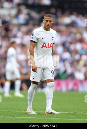 Tottenham Hotspur Stadium, London, Großbritannien. September 2023. Premier League Football, Tottenham Hotspur gegen Sheffield United; Richarlison von Tottenham Hotspur Credit: Action Plus Sports/Alamy Live News Stockfoto