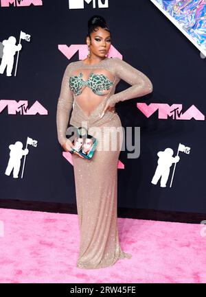 16. September 2023, Newark, NJ, USA: Ashanti nimmt an den MTV Video Music Awards 2023 im Prudential Center in Newark, New Jersey, Teil. (Credit Image: © Photo Image Press via ZUMA Press Wire) NUR REDAKTIONELLE VERWENDUNG! Nicht für kommerzielle ZWECKE! Stockfoto