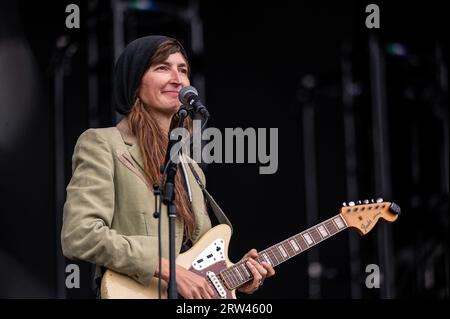 Chicago, USA. September 2023. Warpaint Preform beim Riot fest am Samstag, den 16. September 2023 in Chicago, IL. (Foto: Christopher Dilts/SIPA USA) Credit: SIPA USA/Alamy Live News Stockfoto