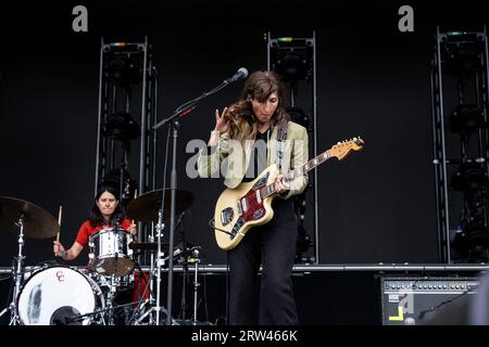 Chicago, USA. September 2023. Warpaint Preform beim Riot fest am Samstag, den 16. September 2023 in Chicago, IL. (Foto: Christopher Dilts/SIPA USA) Credit: SIPA USA/Alamy Live News Stockfoto