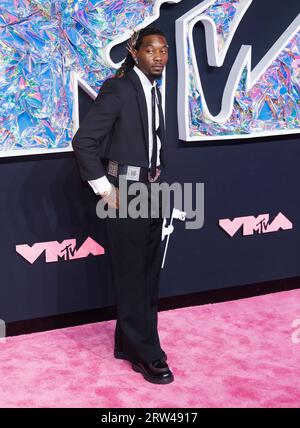 16. September 2023, Newark, NJ, USA: Offset Teilnahme an den MTV Video Music Awards 2023 im Prudential Center in Newark, New Jersey. (Credit Image: © Photo Image Press via ZUMA Press Wire) NUR REDAKTIONELLE VERWENDUNG! Nicht für kommerzielle ZWECKE! Stockfoto