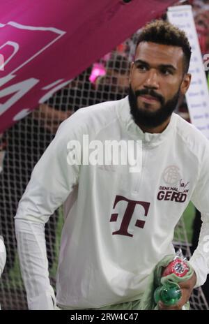 MÜNCHEN, Deutschland. , . 13 Eric Maxim CHOUPO-MOTING während des Bundesliga-Fussballspiels zwischen dem FC Bayern München und BAYER 04 LEVERKUSEN in der Allianz Arena in München am 15. September 2023, Deutschland. DFL, Fussball, 2:2, (Foto und Copyright @ ATP Images/Arthur THILL (THILL Arthur/ATP/SPP) Credit: SPP Sport Press Photo. Alamy Live News Stockfoto