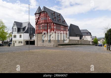 Haus der Bischöfe von Limburg, Bischofssitz, Diözese Limburg, Limburg an der Lahn, Hessen, Deutschland Haus der Bischöfe von Limburg, Limburg an der Lahn Stockfoto