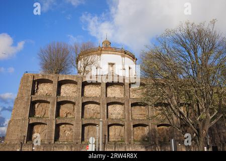 Augustinerkloster Serra do Pilar in Vila Nova de Gaia, Porto, Portugal Stockfoto