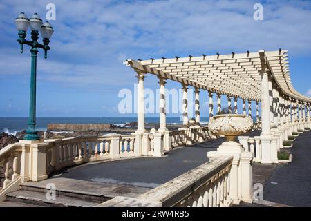 Pergola da Foz in Porto, Promenade entlang der Atlantikküste in Portugal Stockfoto