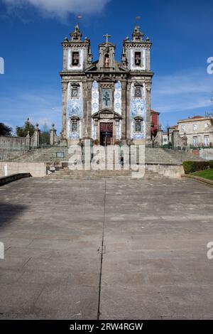 Kirche des Heiligen Ildefonso (Igreja de Santo Ildefonso) in Porto, Porto, Portugal, barocke Architektur des 18. Jahrhunderts Stockfoto