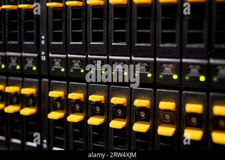 High-Speed-Serverspeicher für Big Data Center Stockfoto