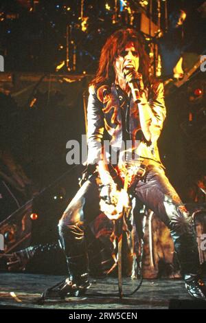 Alice Cooper im Konzert 1985 American Tour Stockfoto