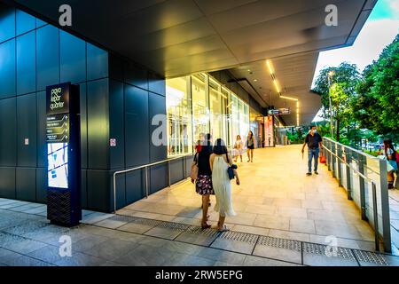 Das Paya Lebar Quarter befindet sich im kulturreichen Viertel Paya Lebar, Singapur. Stockfoto