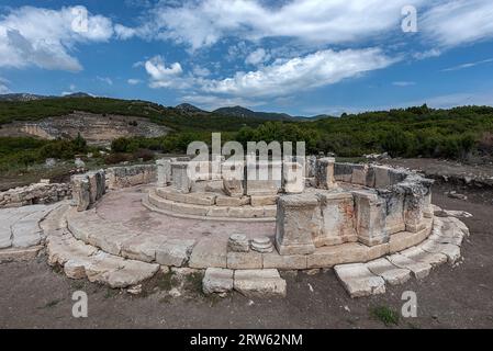 Kibyra; Es ist das Zentrum der Kabalis und später Kibyratis Region genannt. Umgeben von Phrygia im Norden, Caria und Lycia im Westen und Pisidia Stockfoto