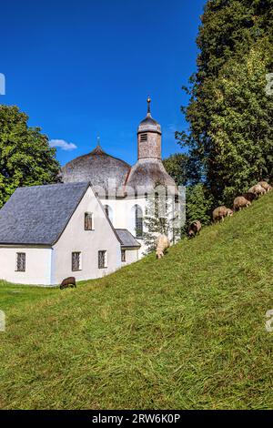 BAYERN : OBERALLGÄU - OBERSTDORG - LORETTO KAPELLE Stockfoto