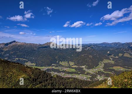 BAYERN : OBERALLGÄU - OBERSTDORG - FELLHORN Stockfoto