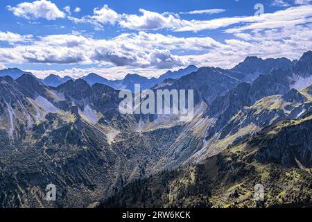 BAYERN : OBERALLGÄU - OBERSTDORF - FELLHORN Stockfoto