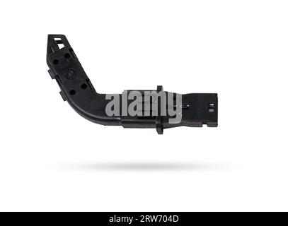 Außentemperatursensor, Wassertemperatursensor, isoliert. Autoersatzteile für die Reparatur in einer Fahrzeuggarage oder Werkstatt. Stockfoto