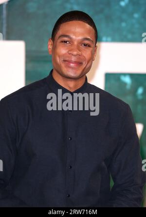 London, Großbritannien. November 2017. Ray Fisher nimmt am College in London am Fototermin der „Justice League“ Teil. (Foto: Fred Duval/SOPA Images/SIPA USA) Credit: SIPA USA/Alamy Live News Stockfoto