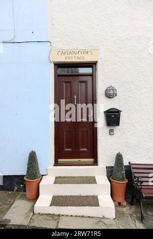 Captain Cooks Cottage, Staithes, North Yorkshire, Großbritannien Stockfoto