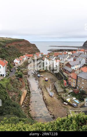 Staithes Village, North Yorkshire, Großbritannien Stockfoto