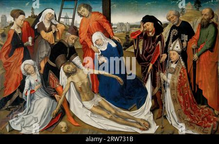 Die Wehklage Christi um 1460-1464, anonymer Niederländer Stockfoto