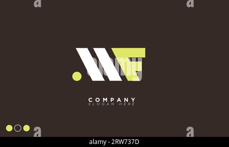 MF Alphabet Buchstaben Initialen Monogramm Logo Stock Vektor