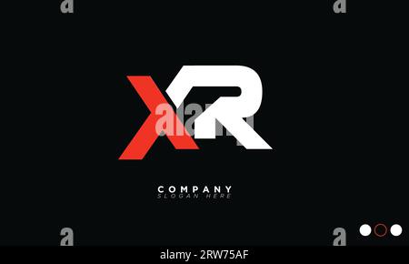 XR Buchstaben Initialen Monogramm Logo Stock Vektor