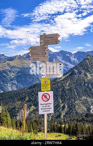 BAYERN : OBERALLGÄU - OBERSTDORF - FELLHORN Stockfoto