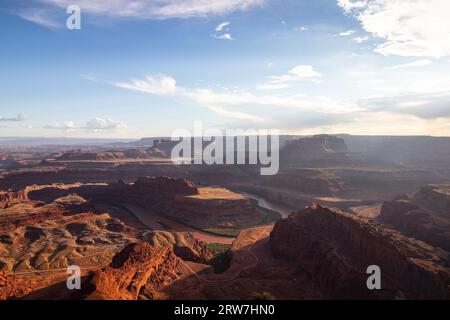 Abenddämmerung im Dead Horse Point State Park Stockfoto