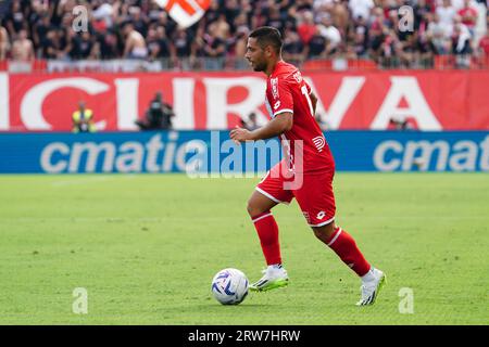 Monza, Italien. September 2023. Gianluca Caprari (AC Monza) während AC Monza gegen US Lecce, italienisches Fußball-Spiel der Serie A in Monza, Italien, 17. September 2023 Credit: Independent Photo Agency/Alamy Live News Stockfoto