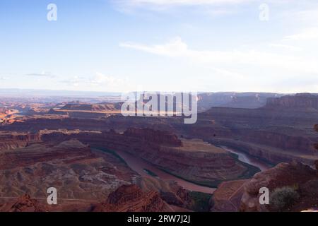 Abenddämmerung im Dead Horse Point State Park Stockfoto