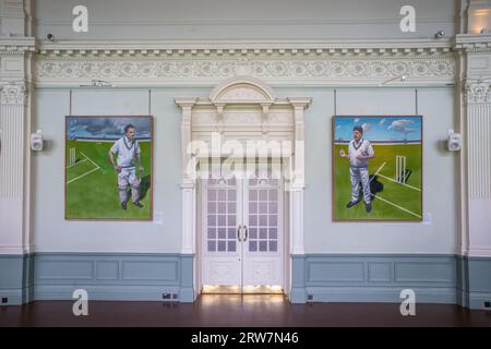 Der lange Raum im Lord's Cricket Ground Stockfoto