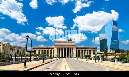 30th Street Station in Philadelphia, Pennsylvania, Vereinigte Staaten Stockfoto