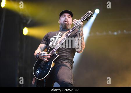 Frankreich. September 2023. Massenhysterie - Fete de l Humanite sur la Base 217 en Essonne. (Foto: Lionel Urman/SIPA USA) Credit: SIPA USA/Alamy Live News Stockfoto