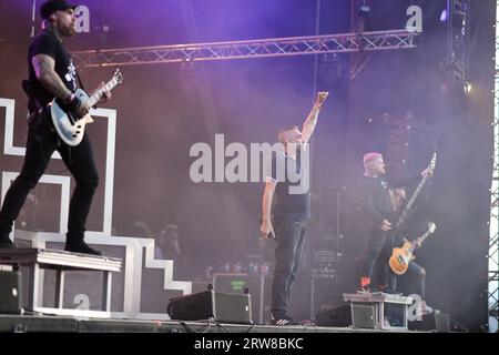 Frankreich. September 2023. Massenhysterie - Fete de l Humanite sur la Base 217 en Essonne. (Foto: Lionel Urman/SIPA USA) Credit: SIPA USA/Alamy Live News Stockfoto