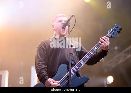 Frankreich. September 2023. Massenhysterie - Fete de l Humanite sur la Base 217 en Essonne. (Foto: Lionel Urman/SIPA USA) Credit: SIPA USA/Alamy Live News Stockfoto