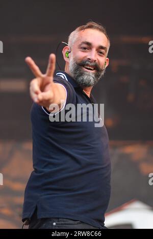 Frankreich. September 2023. Massenhysterie - Fete de l Humanite sur la Base 217 en Essonne. (Foto: Lionel Urman/SIPA USA) Credit: SIPA USA/Alamy Live News Stockfoto