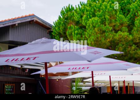 Bordeaux, Frankreich - 09 12 2023 : Lillet Aperitif Logo Zeichen und Text Markenname des aromatisierten französischen Wein Aperitif Stockfoto