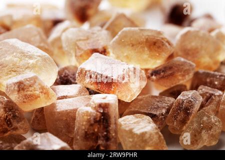 Chrystals of Candi Sugar, Rock Sugar Stockfoto