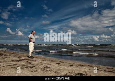 Am Strand, Usedom zwischen Peenemuende und Karlshagen Stockfoto